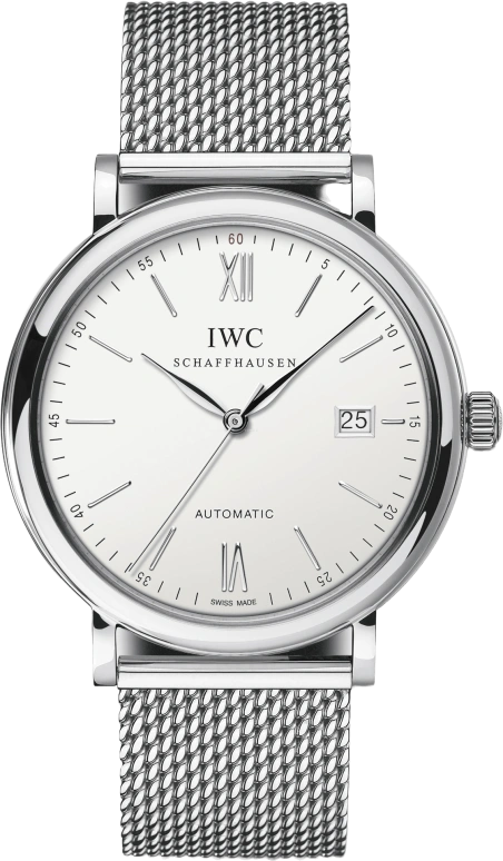 IWC,Portofino 40mm,40mm,Stainless Steel,Silver,Automatic,Date,Anti-magnetic,IW356505