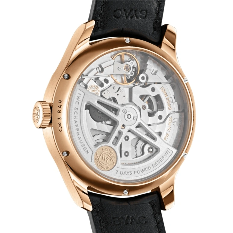 IWC,Portugieser 44.20mm,44.20mm,Red Gold,Silver,Automatic,Annual Calendar,Month,Date,Day,168hours,In-house Caliber,IW503504
