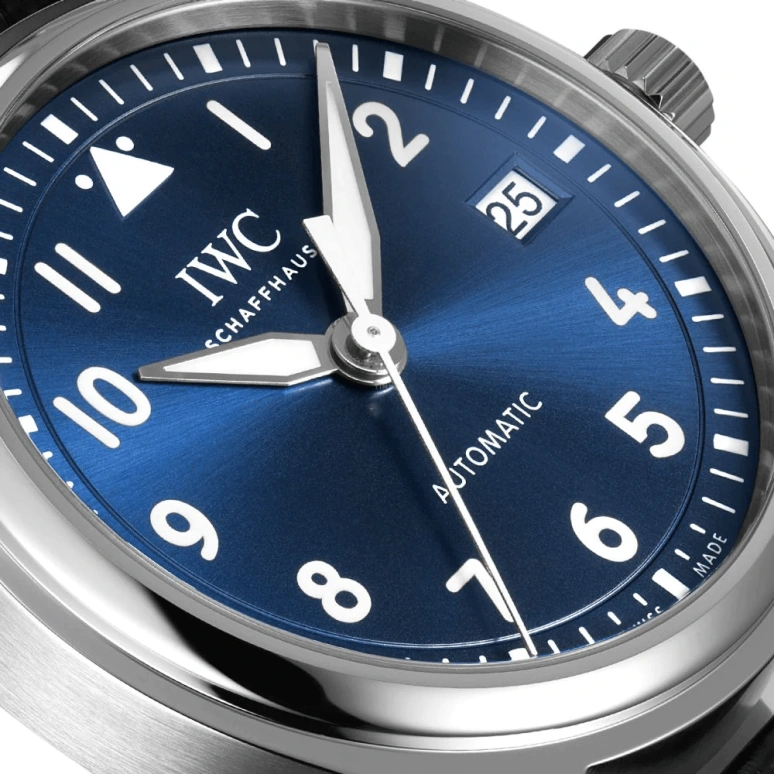 IWC,Pilot 36mm,36mm,Stainless Steel,Blue,Automatic,Date,Anti-magnetic,IW324008