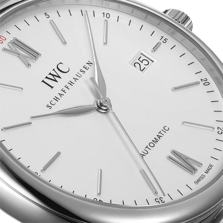 IWC,Portofino 40mm,40mm,Stainless Steel,Silver,Automatic,Day,Anti-magnetic,IW356507