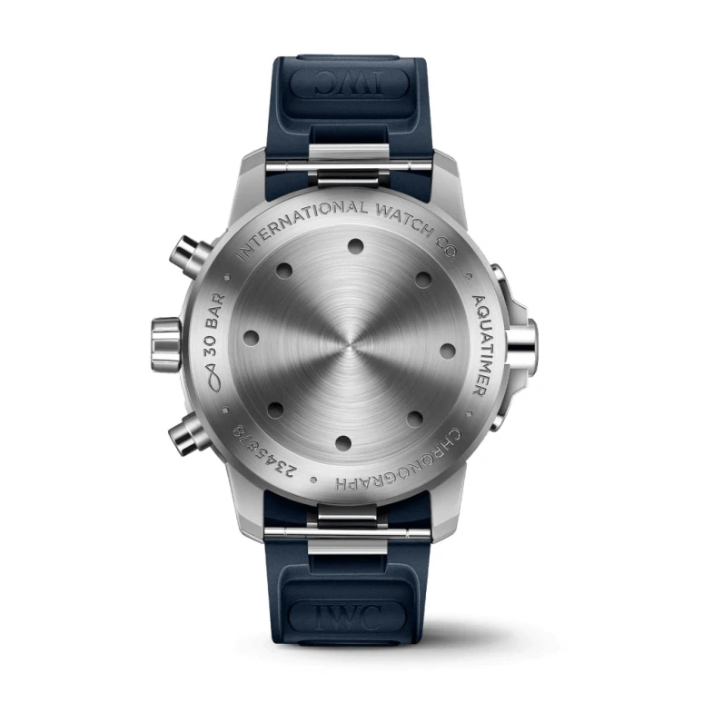 IWC,Aquatimer 44mm,44mm,Stainless Steel,Blue,Automatic,Chronograph,Date,Day,IW376806