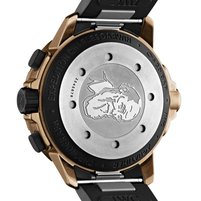 IWC,GST Aquatimer 43mm,43mm,Titanium,Bronze,Black,Automatic,Chronograph,Date,Power Reserve Indicator,Flyback,68hours,In-house Caliber,IW379503