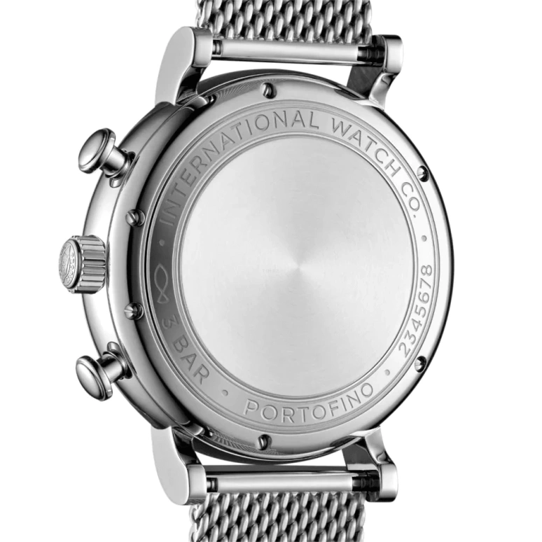 IWC,Portofino 42mm,42mm,Stainless Steel,Black,Automatic,Chronograph,Date,Day,IW391030