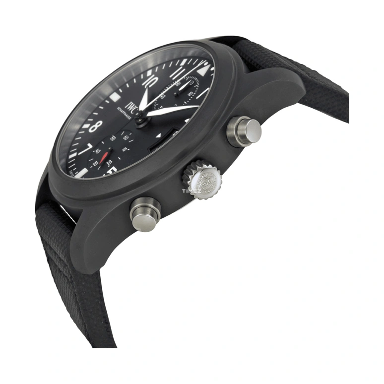 IWC,Pilot 46mm,46mm,Ceramic,Titanium Gold,Black,Automatic,Chronograph,Day,IW388007