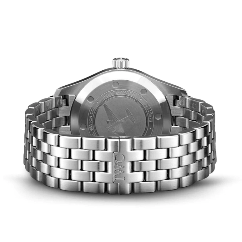 IWC,Pilot 36mm,36mm,Stainless Steel,Black,Automatic,Date,Anti-magnetic,IW324010