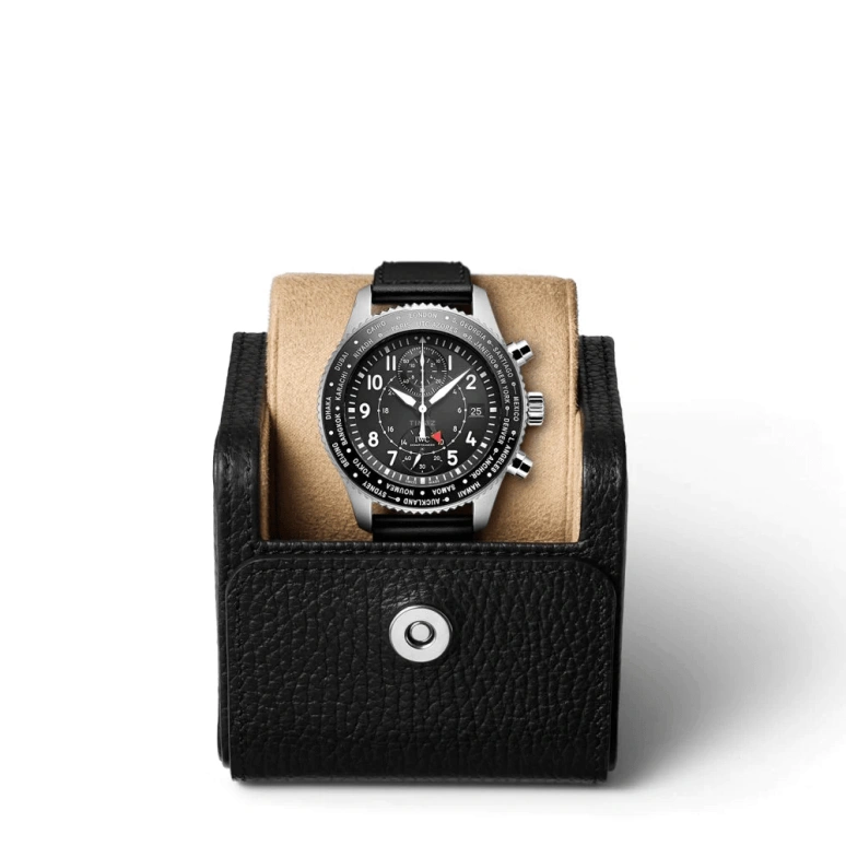 IWC,Pilot 44mm,44mm,Ceramic,Stainless Steel,Black,Automatic,Chronograph,Date,Flyback,IW395001