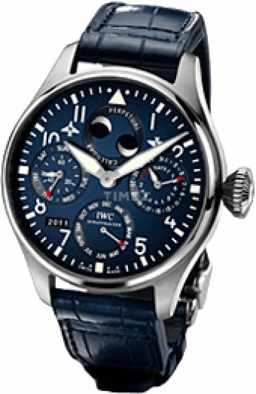 IWC,Big Pilot 46.20mm,46.20mm,White Gold,Blue,Automatic,Moonphase,Perpetual Calendar,Month,Date,168hours,In-house Caliber,IW502636