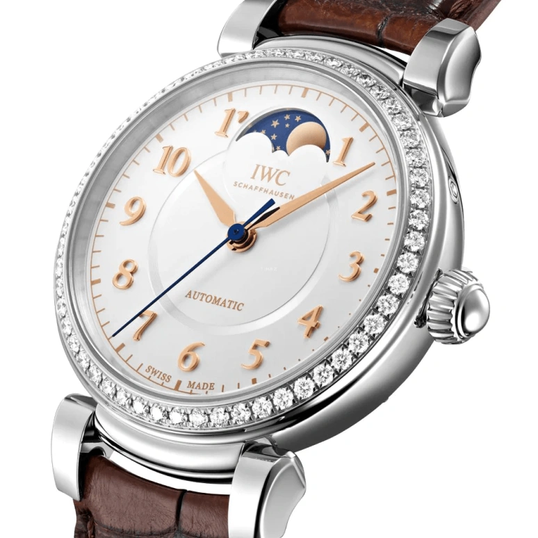 IWC,Da Vinci 36mm,36mm,Stainless Steel,Silver,Automatic,Moonphase,42hours,IW459307