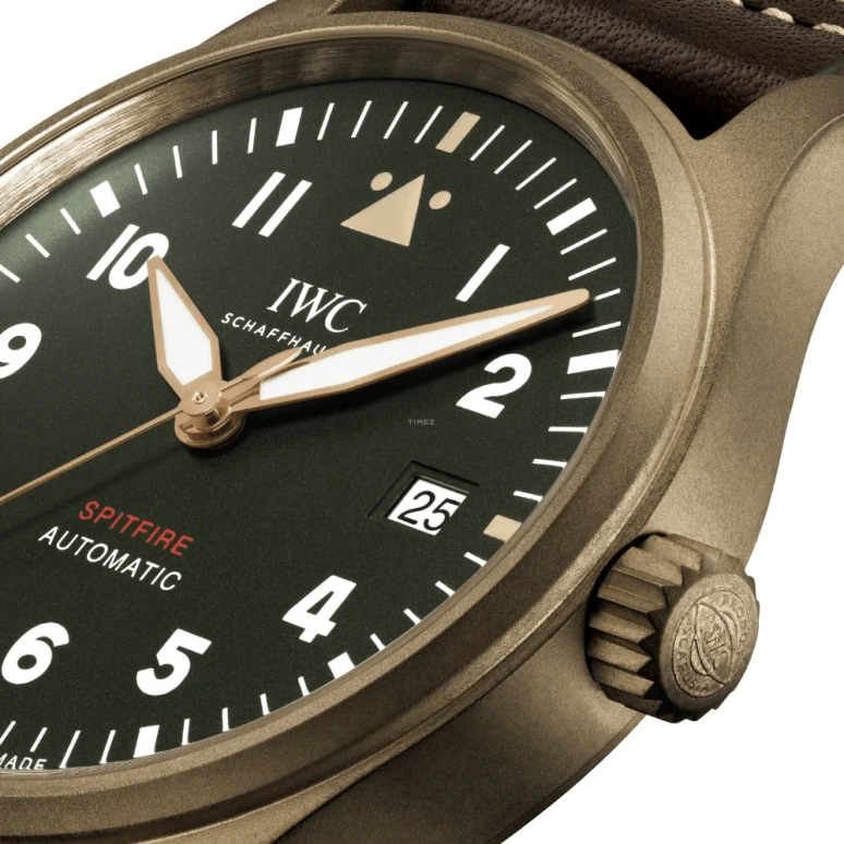 IWC,Pilot 39mm,39mm,Titanium,Bronze,Green,Automatic,Date,Anti-magnetic,IW326802
