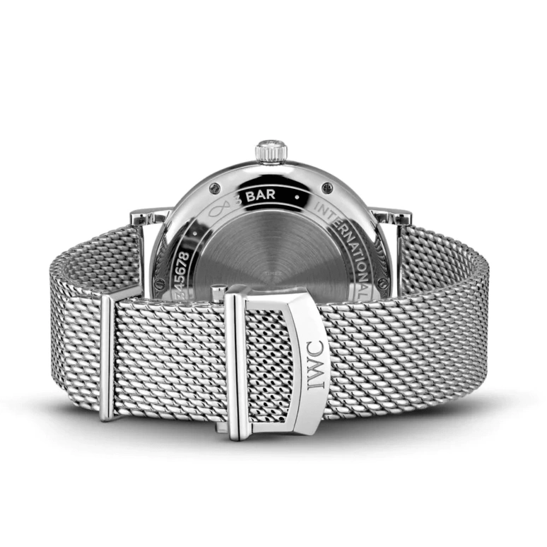 IWC,Portofino 37mm,37mm,Stainless Steel,Grey,Automatic,Date,Anti-magnetic,IW458110