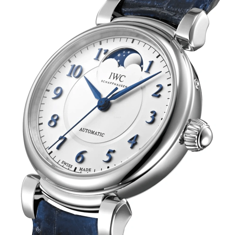 IWC,Da Vinci 36mm,36mm,Stainless Steel,Silver,Automatic,Moonphase,42hours,IW459306