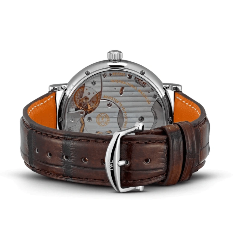 IWC,Portofino 45mm,45mm,Stainless Steel,Black,Handwound,Date,Power Reserve Indicator,IW510102