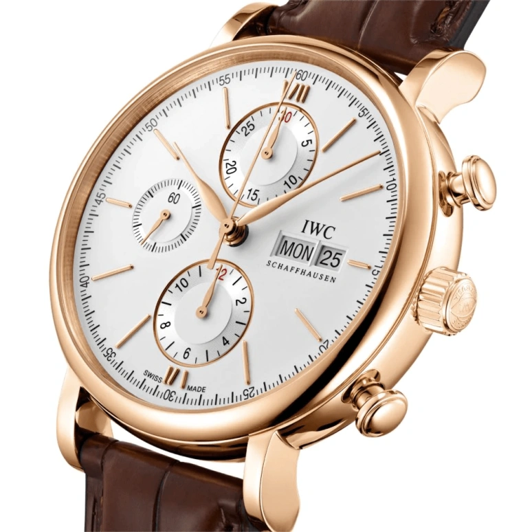 IWC,Portofino 42mm,42mm,Red Gold,Grey,Automatic,Chronograph,Date,Day,IW391025