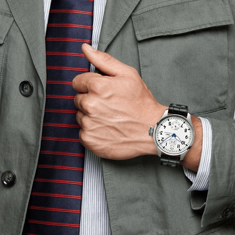 IWC,Big Pilot 46.20mm,46.20mm,Stainless Steel,White,Handwound,Power Reserve Indicator,Big Date,IW510504