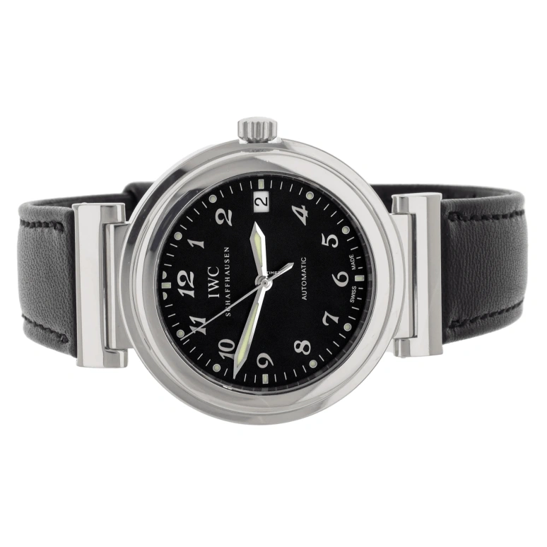 IWC,Da Vinci 37mm,37mm,Stainless Steel,Black,Automatic,Day,42hours,IW352810
