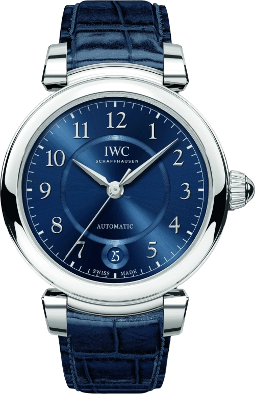 IWC,Da Vinci 36mm,36mm,Stainless Steel,Blue,Automatic,Date,Anti-magnetic,IW458312