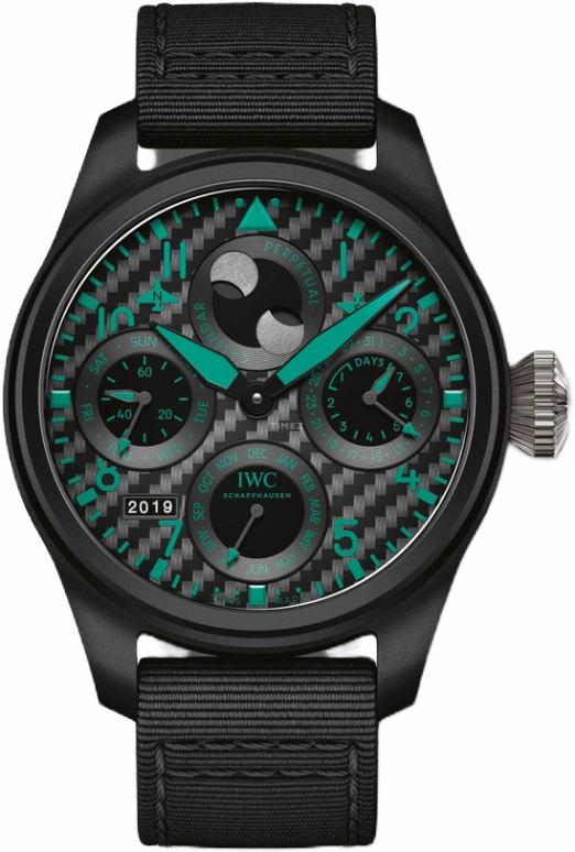 IWC,Big Pilot 46.50mm,46.50mm,Titanium,Ceramic,Black,Automatic,Moonphase,Perpetual Calendar,Month,Date,168hours,In-house Caliber,IW503003