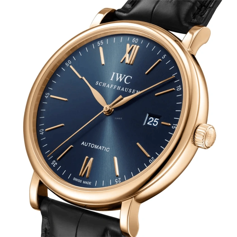 IWC,Portofino 40mm,40mm,Red Gold,Blue,Automatic,Date,Anti-magnetic,IW356522