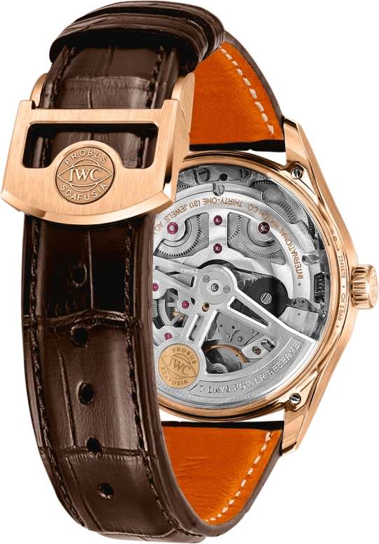 IWC,Portugieser 42.40mm,42.40mm,Red Gold,White,Silver,Automatic,Day,Power Reserve Indicator,IW501706