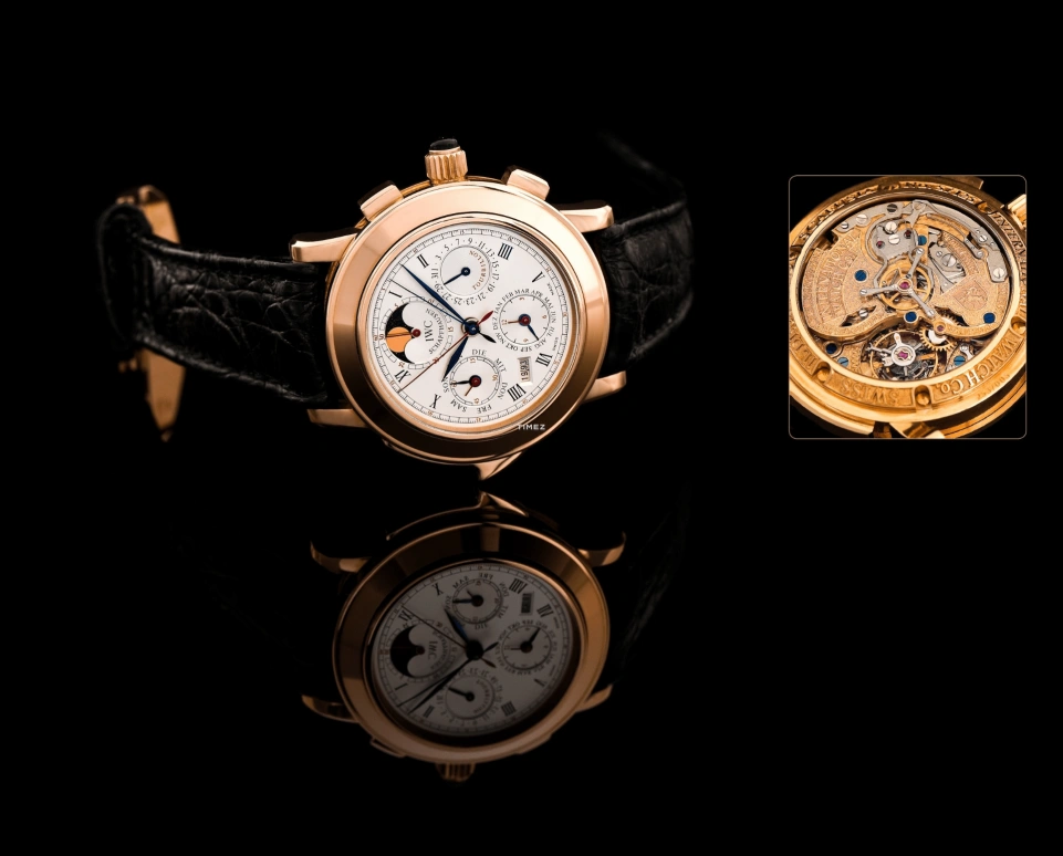 IWC,Grande Complication 42.20mm,42.20mm,Red Gold,Silver,Handwound,Chronograph,Moonphase,Perpetual Calendar,Month,44hours,In-house Caliber,IW186801