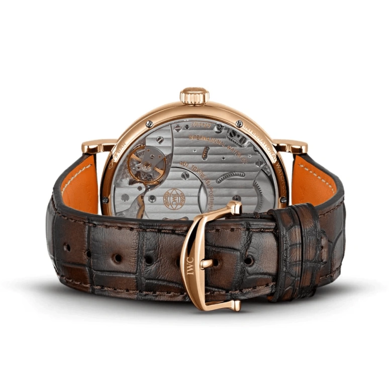 IWC,Portofino 45mm,45mm,Red Gold,Grey,Handwound,Moonphase,Date,Power Reserve Indicator,IW516403
