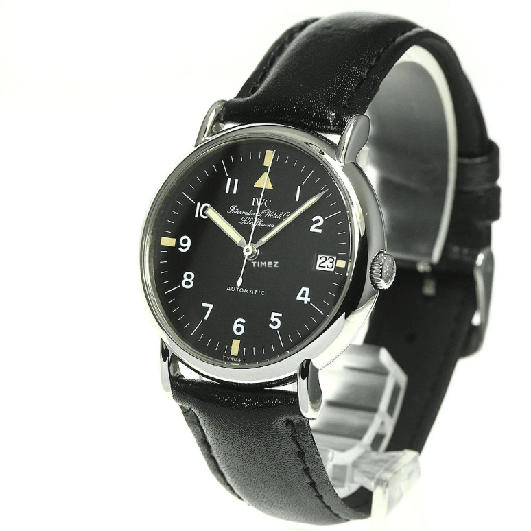 IWC,Portofino 34mm,34mm,Stainless Steel,Black,Automatic,Day,42hours,IW351326