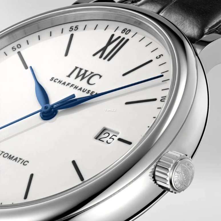 IWC,Portofino 40mm,40mm,Stainless Steel,White,Automatic,Day,42hours,IW356519
