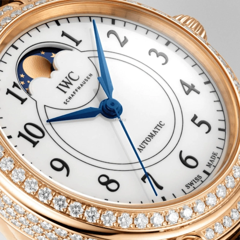IWC,Da Vinci 36mm,36mm,Red Gold,White,Automatic,Moonphase,42hours,IW459304