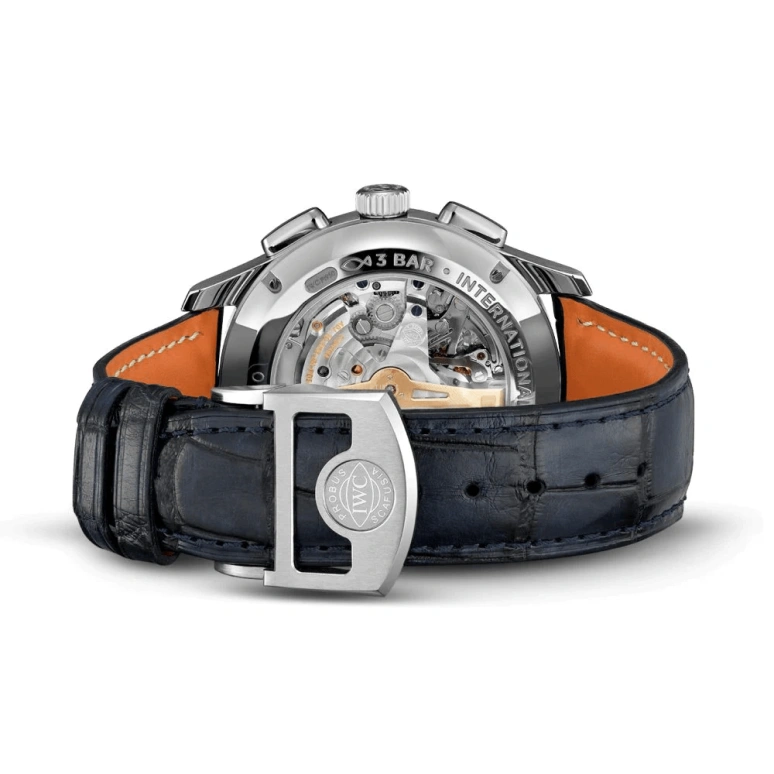 IWC,Portugieser 44mm,44mm,Platinum,Silver,Automatic,Chronograph,Day,Tourbillon,Flyback,68hours,In-house Caliber,IW394006