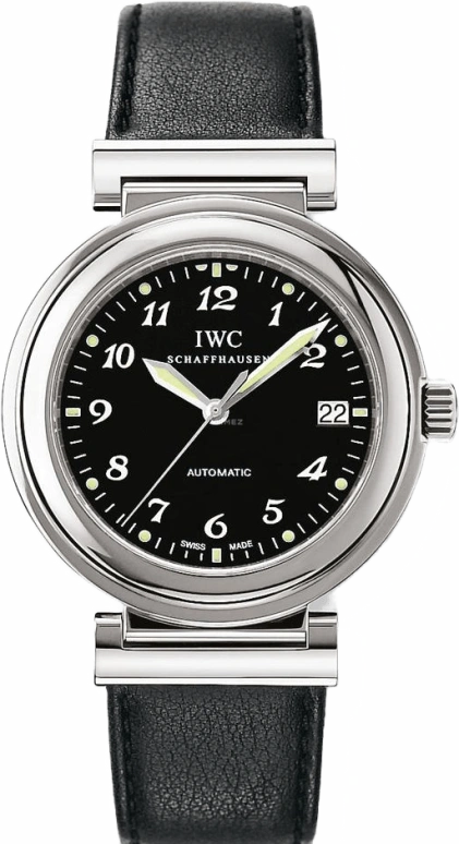 IWC,Da Vinci 37mm,37mm,Stainless Steel,Black,Automatic,Day,42hours,IW352810
