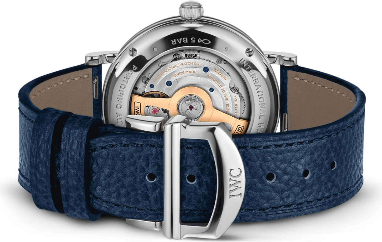 IWC,Portofino 37mm,37mm,Stainless Steel,Blue,Automatic,Day,120hours,IW658602