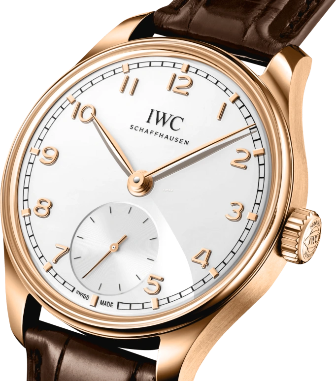 IWC,Portugieser 40.40mm,40.40mm,Red Gold,Silver,Automatic,60hours,In-house Caliber,IW358404