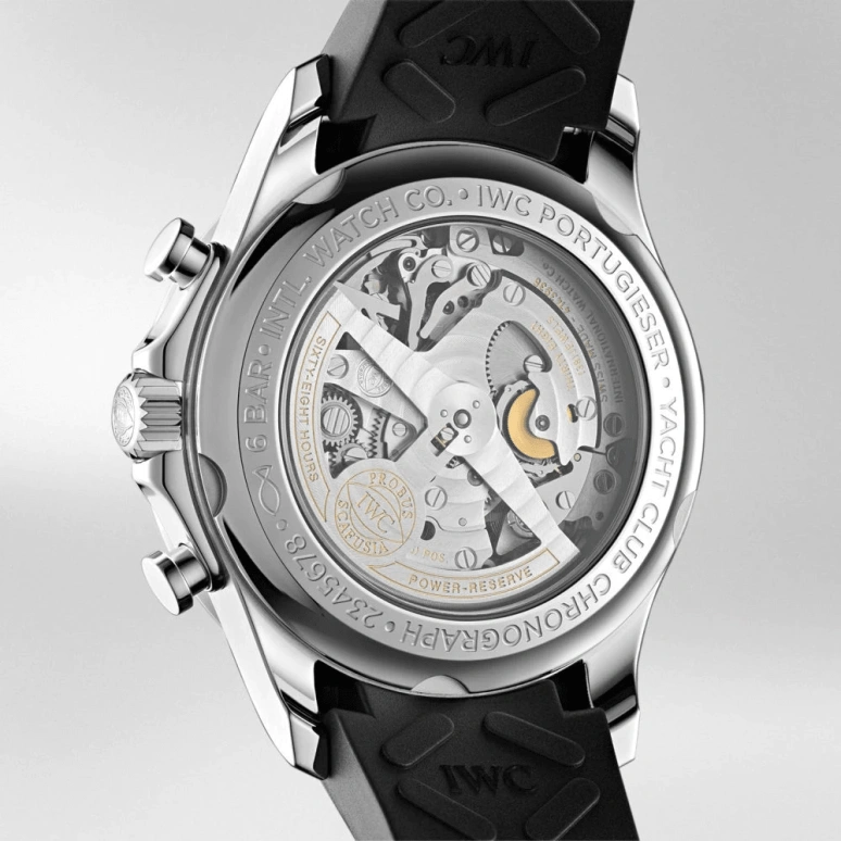 IWC,Portugieser 43.50mm,43.50mm,Stainless Steel,Grey,Automatic,Chronograph,Date,Flyback,Anti-magnetic,68hours,In-house Caliber,IW390503
