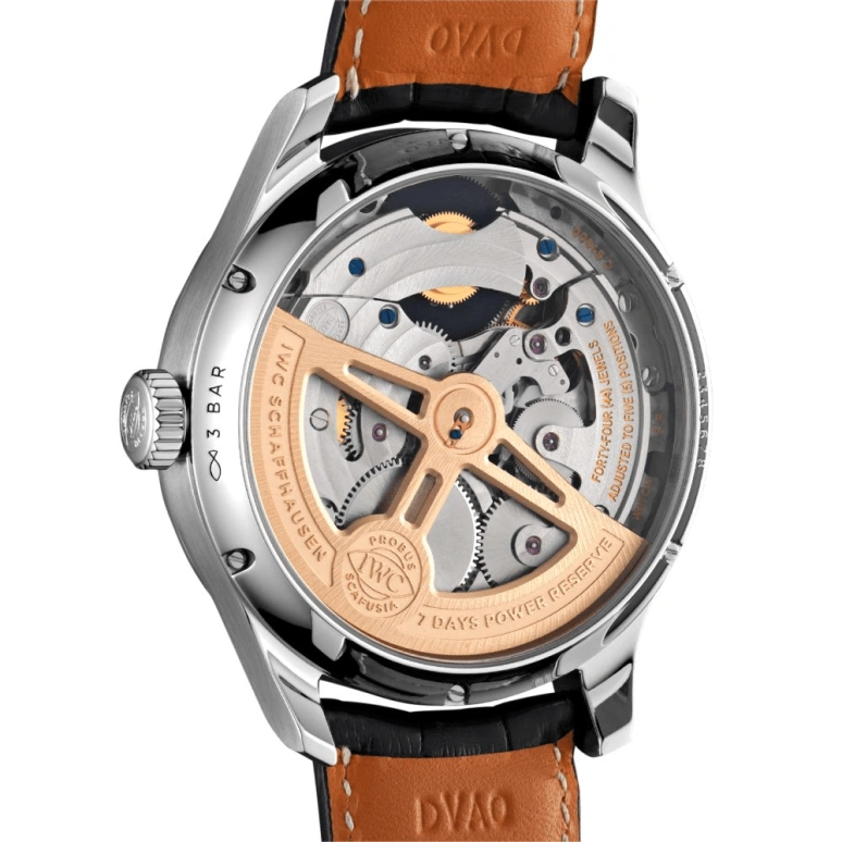 IWC,Portugieser 44.20mm,44.20mm,Platinum,Silver,Automatic,Date,Power Reserve Indicator,Tourbillon Escapement,Flyback,168hours,In-house Caliber,IW504601