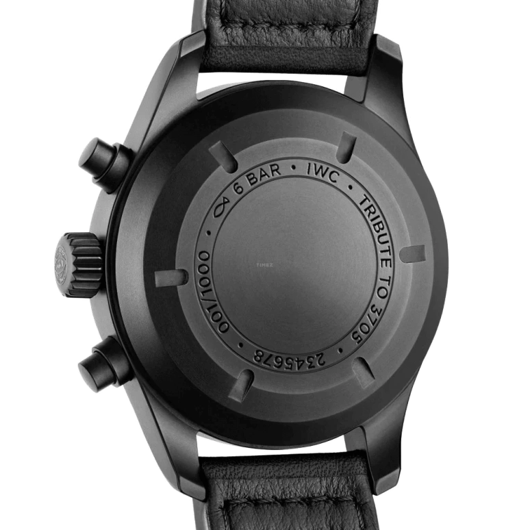 IWC,Pilot 41.50mm,41.50mm,Ceratanium,Black,Automatic,Chronograph,Date,Day,Anti-magnetic,48hours,In-house Caliber,IW387905