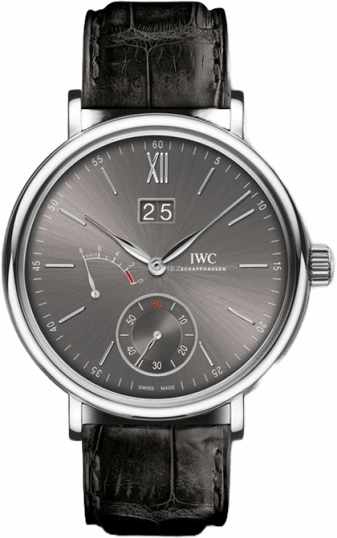 IWC,Portofino 45mm,45mm,White Gold,Grey,Handwound,Power Reserve Indicator,Big Date,IW516101