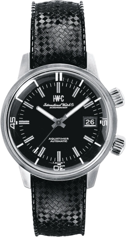 IWC,GST Aquatimer 37.50mm,37.50mm,Stainless Steel,Black,Automatic,Date,40hours,IW812AD01