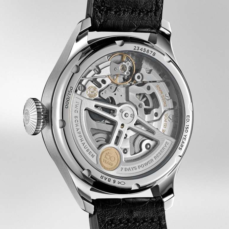 IWC,Big Pilot 46.20mm,46.20mm,Stainless Steel,Blue,Automatic,Annual Calendar,Month,Date,Day,168hours,In-house Caliber,IW502708