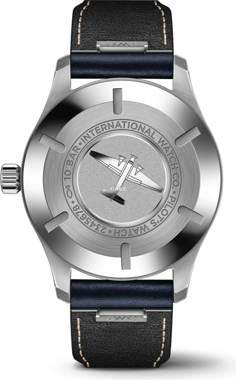 IWC,Pilot 40mm,40mm,Stainless Steel,Luminous,Blue,Automatic,Day,120hours,IW328203