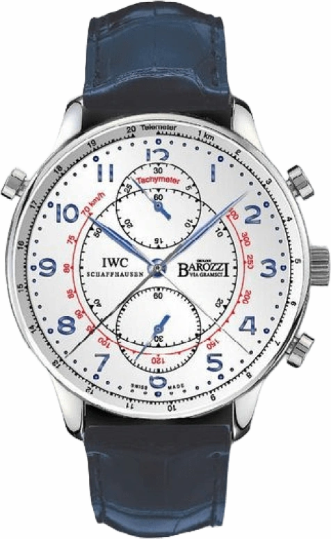 IWC,Portugieser 40.90mm,40.90mm,Stainless Steel,White,Handwound,Chronograph,Rattrapante,IW371212