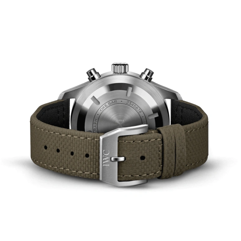 IWC,Pilot 43mm,43mm,Stainless Steel,Black,Automatic,Chronograph,Date,Day,Anti-magnetic,44hours,In-house Caliber,IW377730