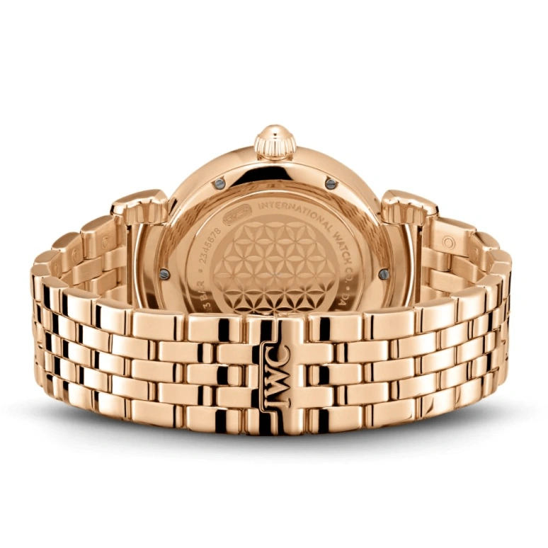 IWC,Da Vinci 36mm,36mm,Red Gold,Silver,Automatic,Date,Anti-magnetic,IW458310