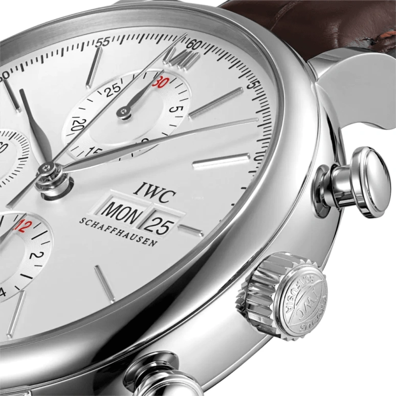 IWC,Portofino 42mm,42mm,Stainless Steel,Silver,Automatic,Chronograph,Date,Day,IW391027