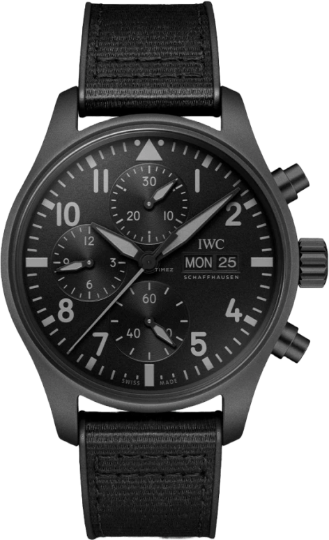 IWC,Pilot 41mm,41mm,Ceratanium,Green,Automatic,Chronograph,Date,Day,Column Wheel,46hours,In-house Caliber,IW388106