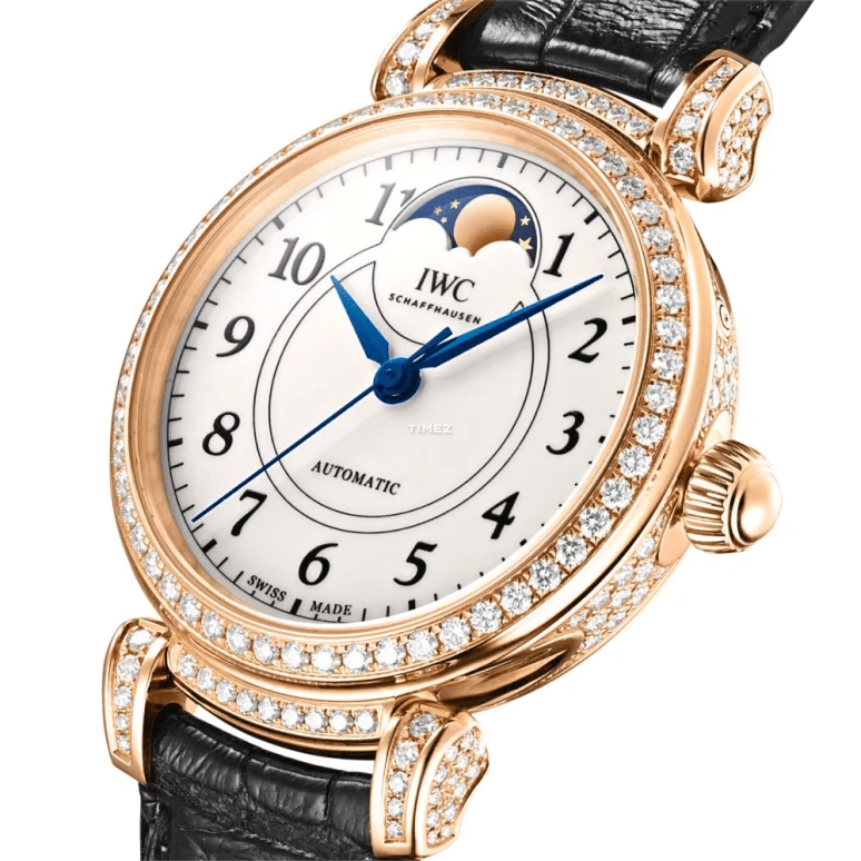 IWC,Da Vinci 36mm,36mm,Red Gold,White,Automatic,Moonphase,42hours,IW459304