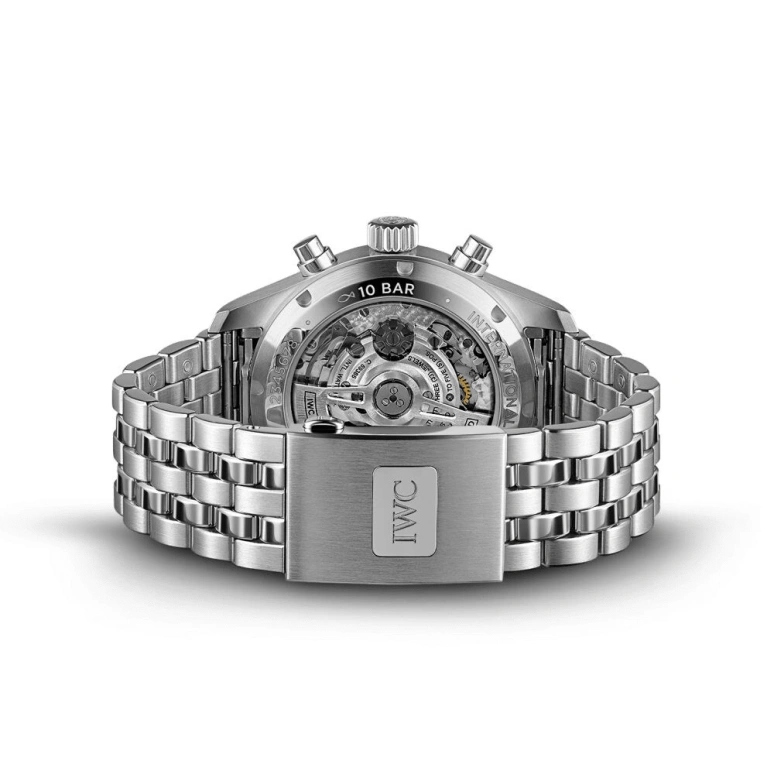 IWC,Pilot 41mm,41mm,Stainless Steel,Blue,Automatic,Chronograph,Date,Day,Column Wheel,46hours,In-house Caliber,IW388104