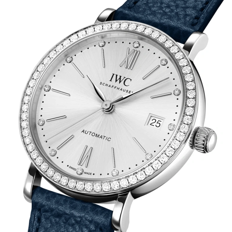 IWC,Portofino 37mm,37mm,Stainless Steel,Silver,Automatic,Day,120hours,IW658601
