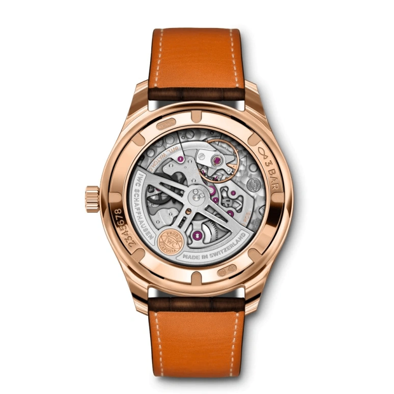 IWC,Portugieser 40.40mm,40.40mm,Rose Gold,Silver,Automatic,60hours,In-house Caliber,IW358306