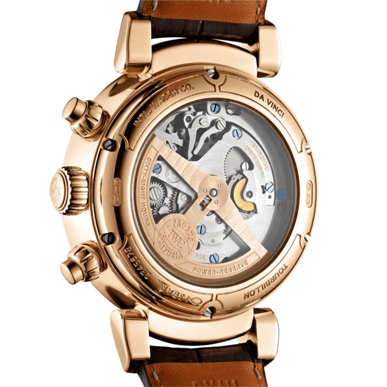 IWC,Da Vinci 44mm,44mm,Red Gold,Silver,Automatic,Chronograph,Day,Tourbillon Escapement,Flyback,68hours,In-house Caliber,IW393101