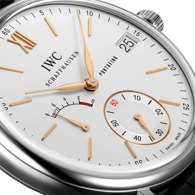 IWC,Portofino 45mm,45mm,Stainless Steel,Silver,Handwound,Date,Power Reserve Indicator,IW510103